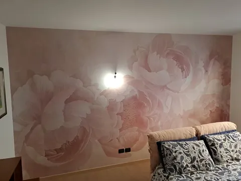 Tinteggiatura d'interni con effetto materico
